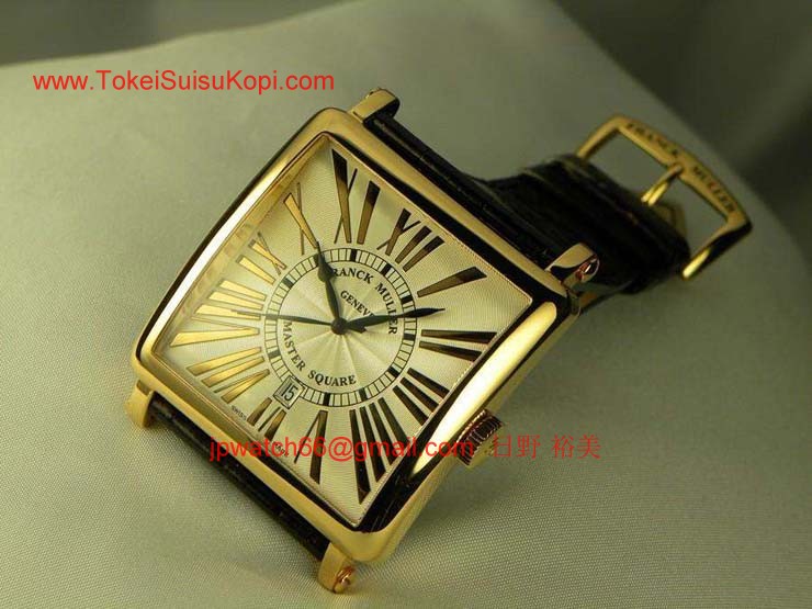 腕時計 コピー FRANCK MULLER フランクミュラー 激安 マスタースクエア キング レリーフ 6000KSCDTRELR
