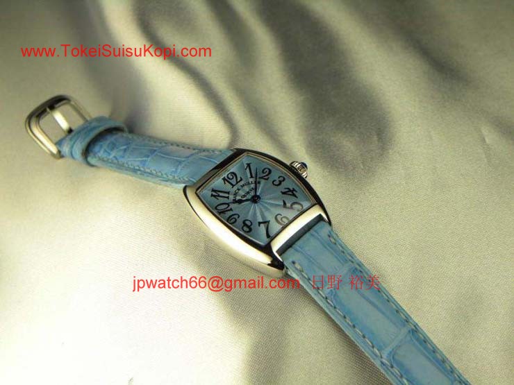 腕時計 コピー FRANCK MULLER フランクミュラー トノウカーベックス インターミディエ パステルブルー 2251QZ