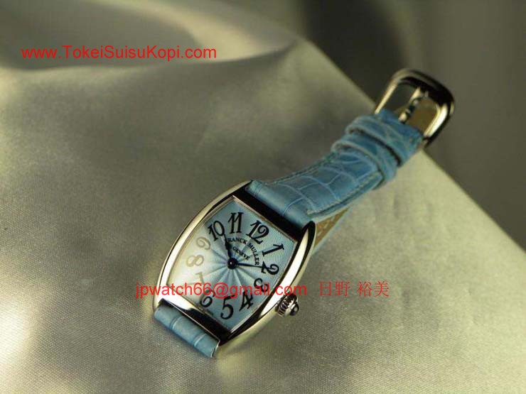 腕時計 コピー FRANCK MULLER フランクミュラー トノウカーベックス インターミディエ パステルブルー 2251QZ