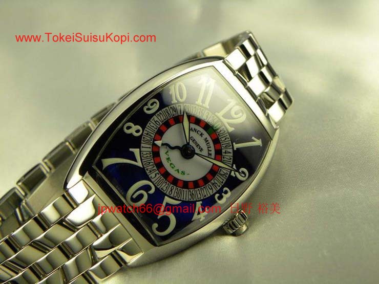 FRANCK MULLER フランクミュラー スーパーコピー時計 ヴェガス ブルーダイヤル 6850VEGAS