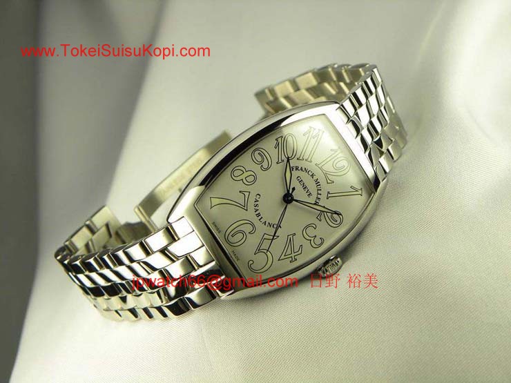 FRANCK MULLER フランクミュラー スーパーコピー時計 カサブランカ ホワイト 6850CASA