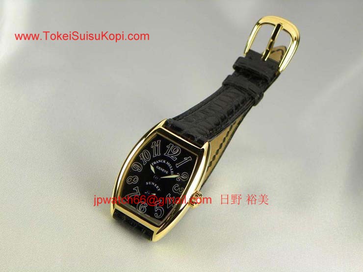 FRANCK MULLER フランクミュラー スーパーコピー時計 サンセット レディース ゴールドインデックス 1750S6SUN