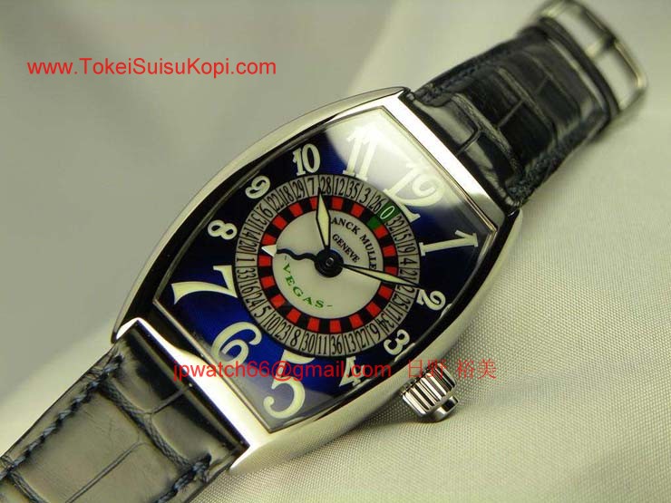 FRANCK MULLER フランクミュラー スーパーコピー時計 ヴェガス ブルーダイヤル 5850VEGAS