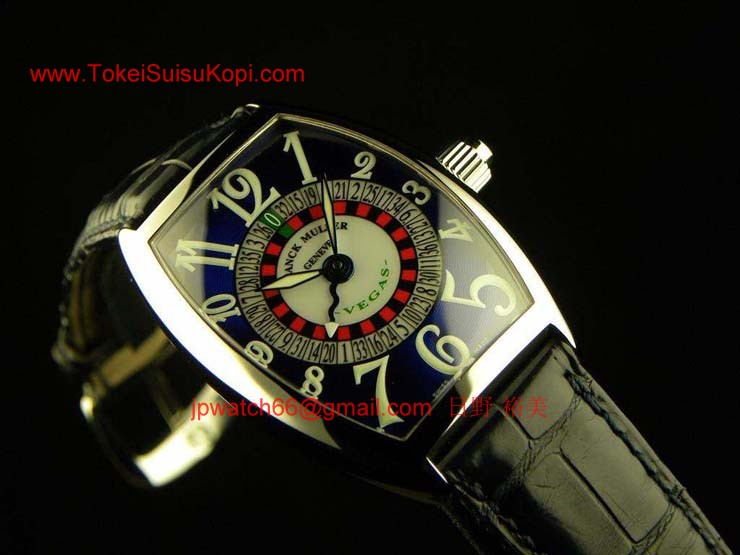 FRANCK MULLER フランクミュラー スーパーコピー時計 ヴェガス ブルーダイヤル 5850VEGAS