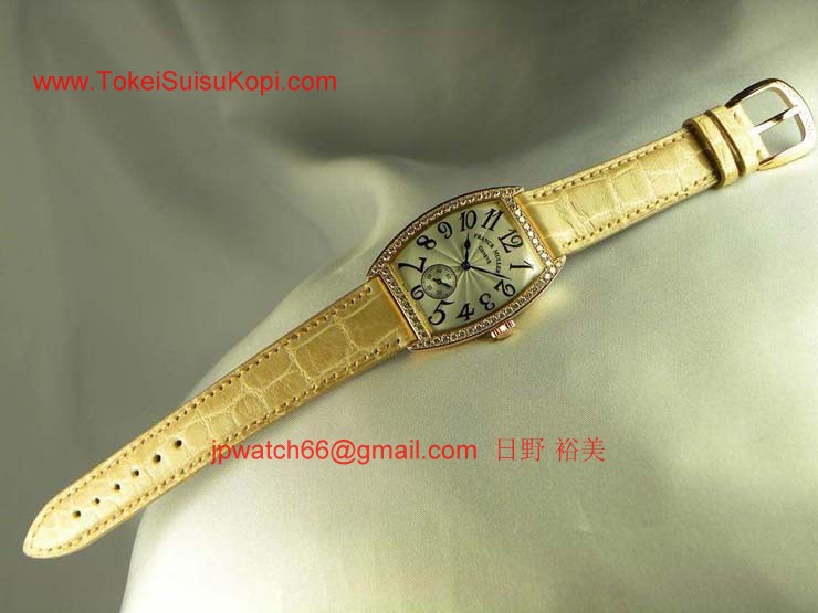 腕時計 コピー FRANCK MULLER フランクミュラー トノウカーベックス レディース ダイヤモンド 7502S6DP