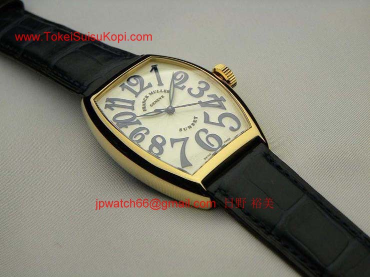 腕時計 コピー FRANCK MULLER フランクミュラー トノウカーベックス サンセット 5850SCSUN_3N