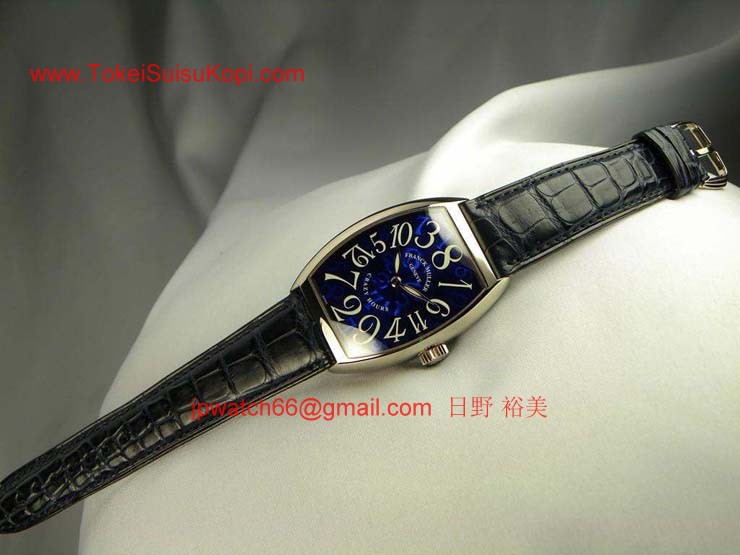 腕時計 コピー FRANCK MULLER フランクミュラー クレイジーアワーズ ブルーダイヤル 7851CH