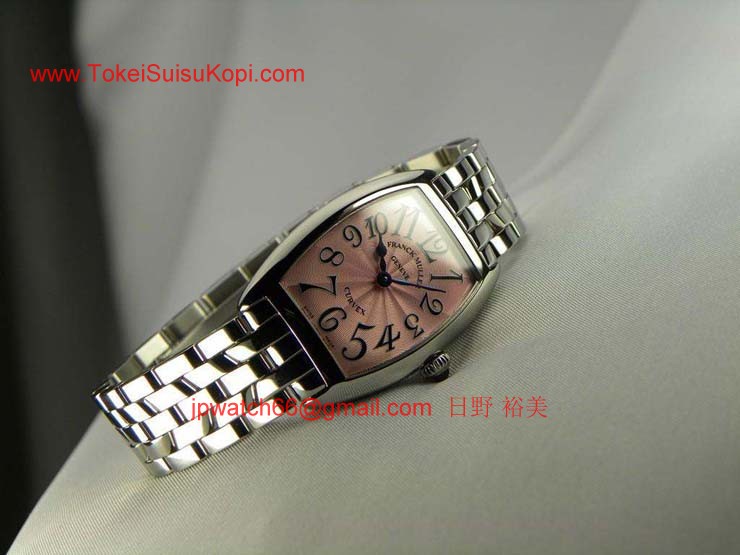 腕時計 コピー FRANCK MULLER フランクミュラー トノウカーベックス レディース 1752QZ