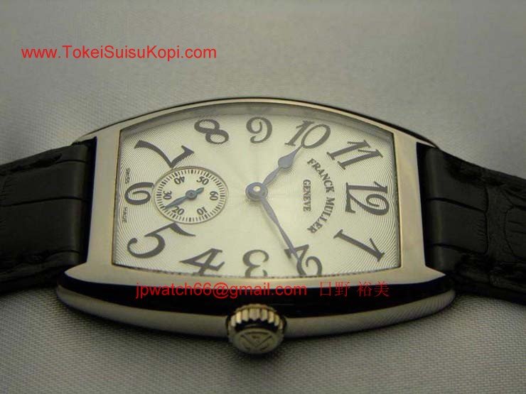 腕時計 コピー FRANCK MULLER フランクミュラー トノウカーベックス スモールセコンド 7500S6