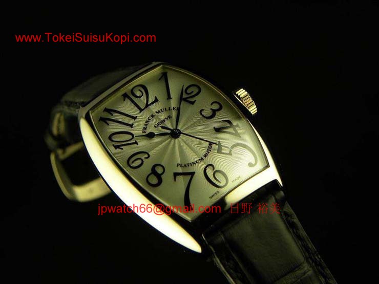 腕時計 コピー FRANCK MULLER フランクミュラー 激安 トノーカーベックス センターセコンド 5850SC