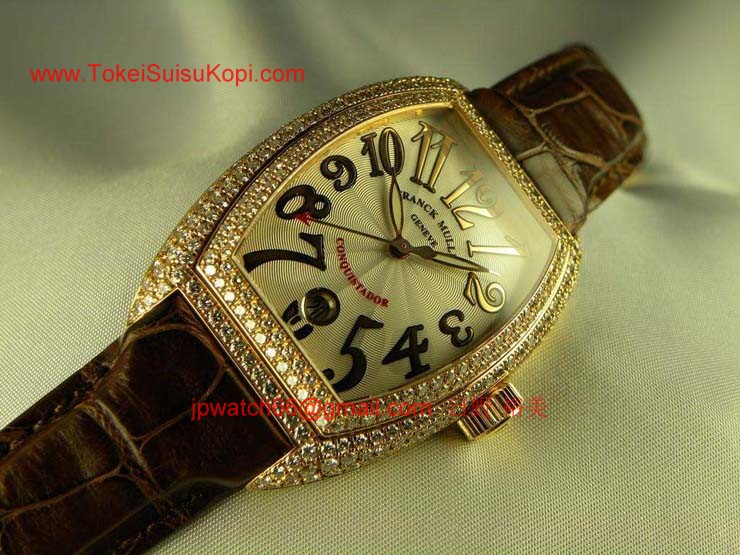腕時計 コピー FRANCK MULLER フランクミュラー 激安 コンキスタドール 3rdモデル ダイヤモンド 8002SCD