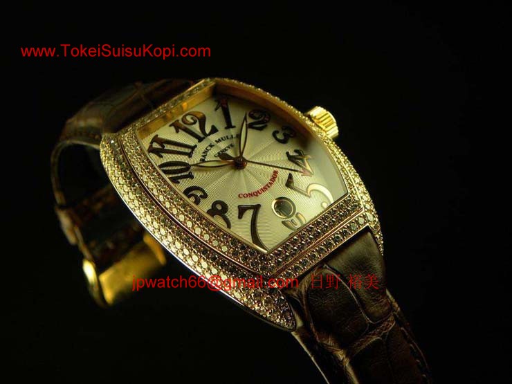 腕時計 コピー FRANCK MULLER フランクミュラー 激安 コンキスタドール 3rdモデル ダイヤモンド 8002SCD
