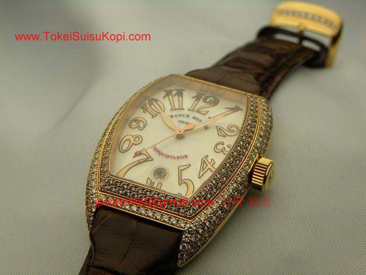 腕時計 コピー FRANCK MULLER フランクミュラー 激安 コンキスタドール 3rdモデル ダイヤモンド 8002SCD