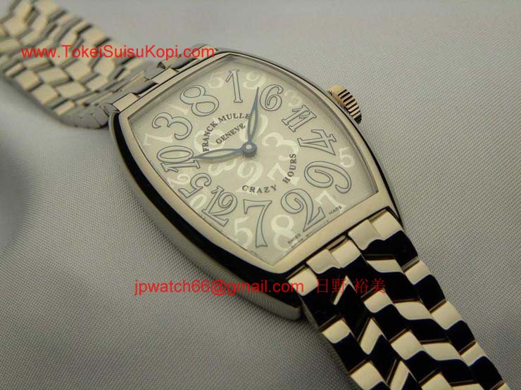 腕時計 コピー FRANCK MULLER フランクミュラー 激安 クレイジーアワーズ ブレスレット 5850CH 