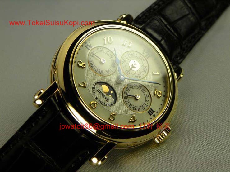 腕時計 コピー FRANCK MULLER フランクミュラー 激安 ラウンド パーペチュアルカレンダー 