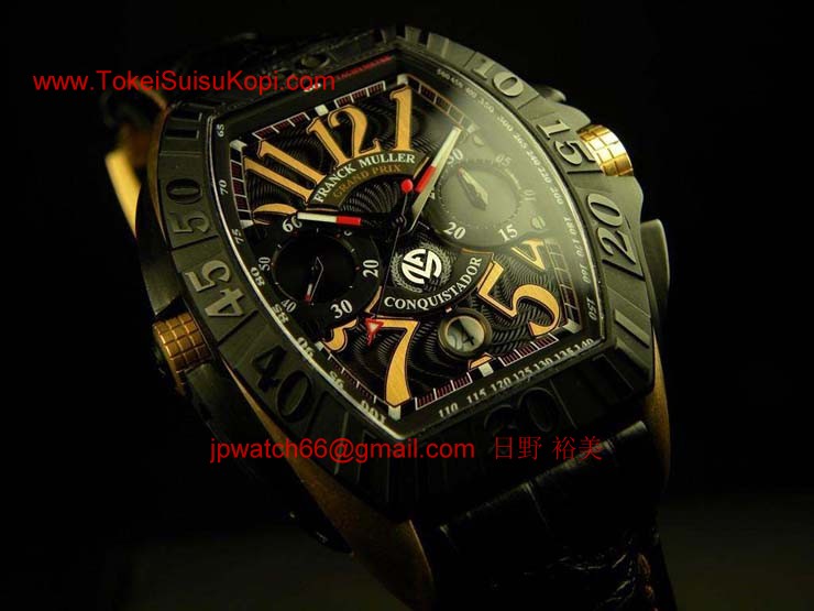 FRANCK MULLER フランクミュラー 偽物時計 コンキスタドールグランプリ 18K PinkGold 8900CCJ