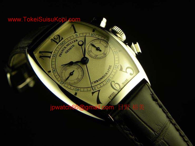 FRANCK MULLER フランクミュラー 偽物時計 トノウカーベックス 2カウンタークロノグラフ 5850CC 