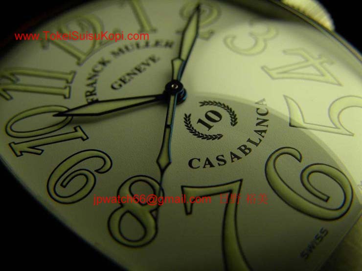 腕時計 コピー FRANCK MULLER フランクミュラー 激安 カサブランカ 10th年記念 ホワイト 8880CASABR