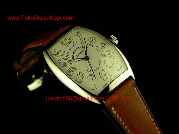 FRANCK MULLER フランクミュラー 偽物時計 カサブランカ ホワイト 6850CASA