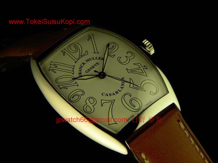 FRANCK MULLER フランクミュラー 偽物時計 カサブランカ ホワイト 6850CASA