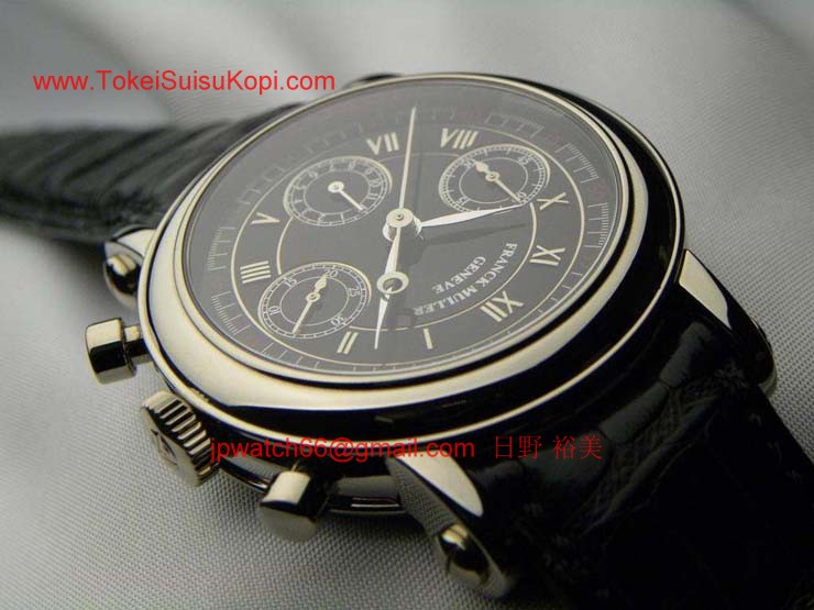 FRANCK MULLER フランクミュラー 偽物時計 ラウンド ダブルフェイスクロノグラフ 7000DF