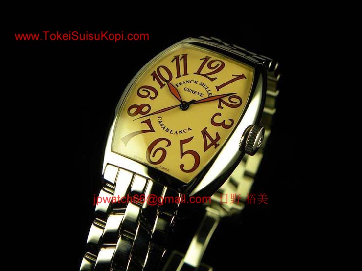 FRANCK MULLER フランクミュラー 偽物時計 カサブランカ サハラ サーモンピンク 5850SAHA