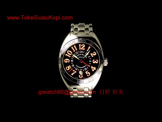 フランク・ミュラー コピー 時計 トランスアメリカ ワールドワイド 2000WW OAC Black