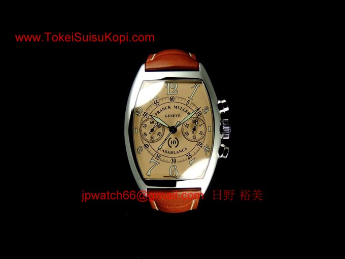 フランク・ミュラー コピー 時計 カサブランカ クロノグラフ 10周年記念モデル8880CASACC AC Salmon Pink_FRANCK MULLER時計