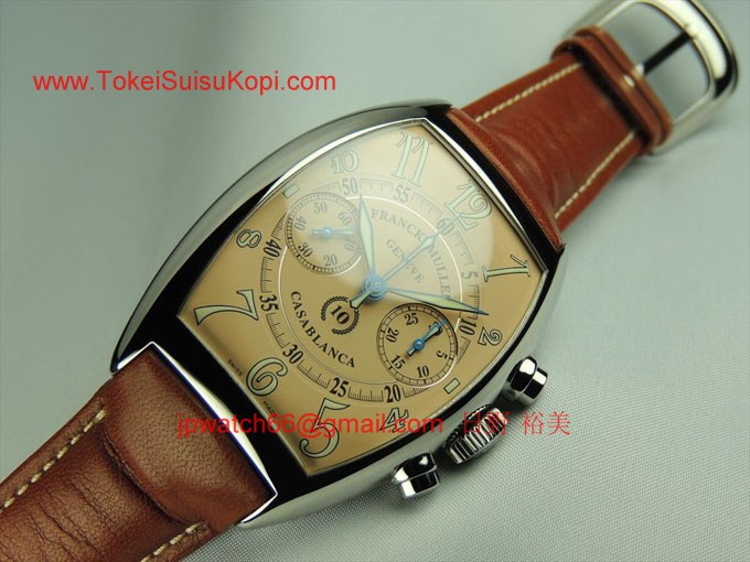 フランク・ミュラー コピー 時計 カサブランカ クロノグラフ 10周年記念モデル8880CASACC AC Salmon Pink
