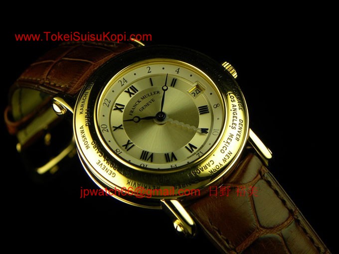 フランク・ミュラー コピー 時計 ワールドタイム ファーストモデル 2800HM38 3N White