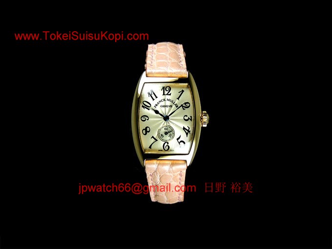 フランク・ミュラー コピー 時計 トノウカーベックス レディース 1750S6 3N White