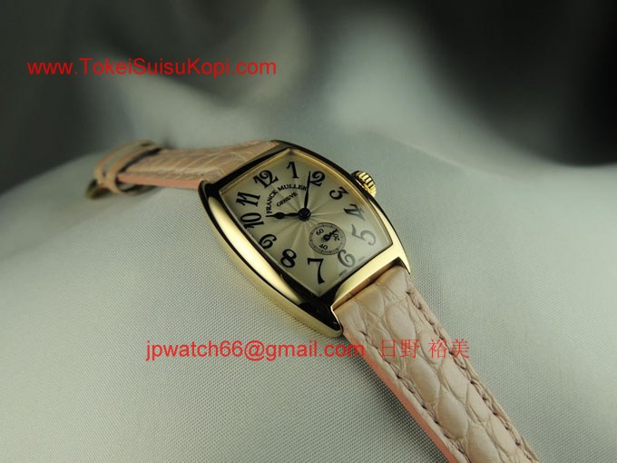 フランク・ミュラー コピー 時計 トノウカーベックス レディース 1750S6 3N White