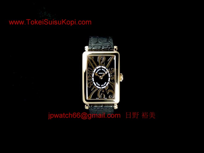 フランク・ミュラー コピー 時計 ロングアイランド レリーフ レディース ブラック 950QZRELIEF 5N Black