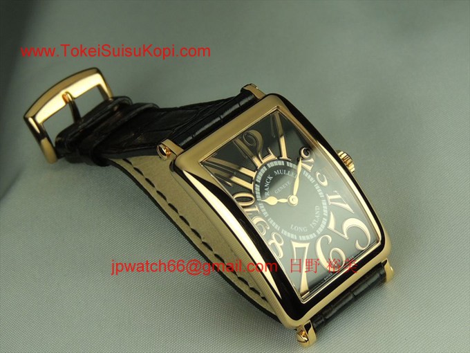 フランク・ミュラー コピー 時計 ロングアイランド レリーフ レディース ブラック 950QZRELIEF 5N Black