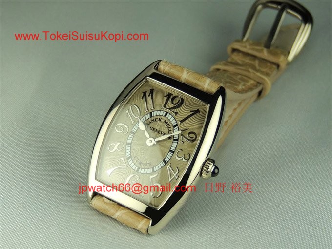 フランク・ミュラー コピー 時計 レディース カーベックス レリーフ 