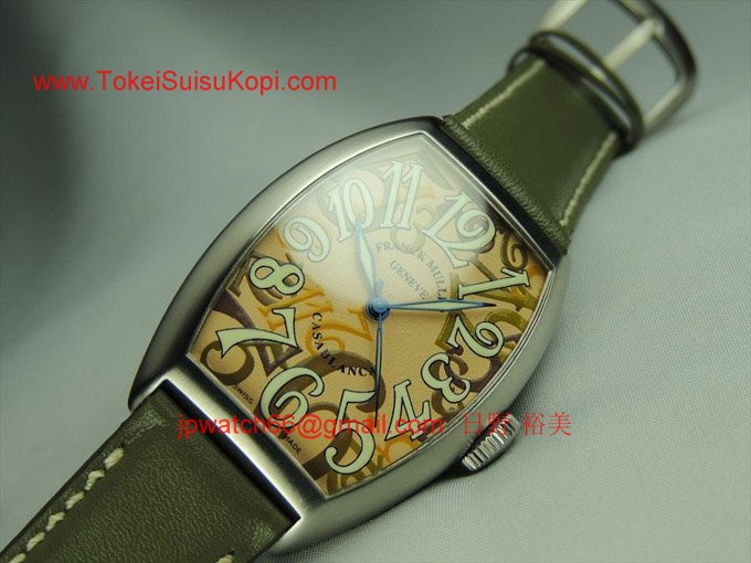 フランク・ミュラー コピー 時計 カサブランカ カモフラージュ ベージュ 5850CBRCAMOU AC Beige
