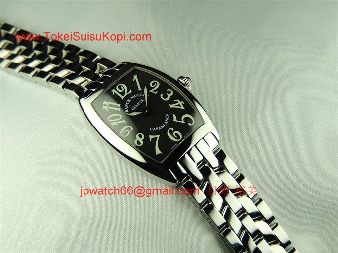 フランク・ミュラー コピー 時計 カサブランカ ブラック　レディー1750QZCASA OAC Black