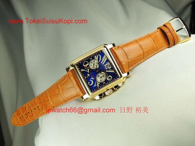 フランク・ミュラー コピー 時計 コンキスタドールコルテス 2カウンタークロノグラフ10000CC 3N Blue