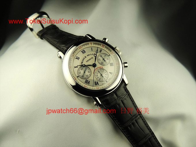 フランク・ミュラー コピー 時計 ラウンドクロノグラフ ホワイト 7002CCFF AC White