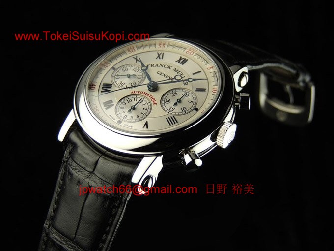 フランク・ミュラー コピー 時計 ラウンドクロノグラフ ホワイト 7002CCFF AC White