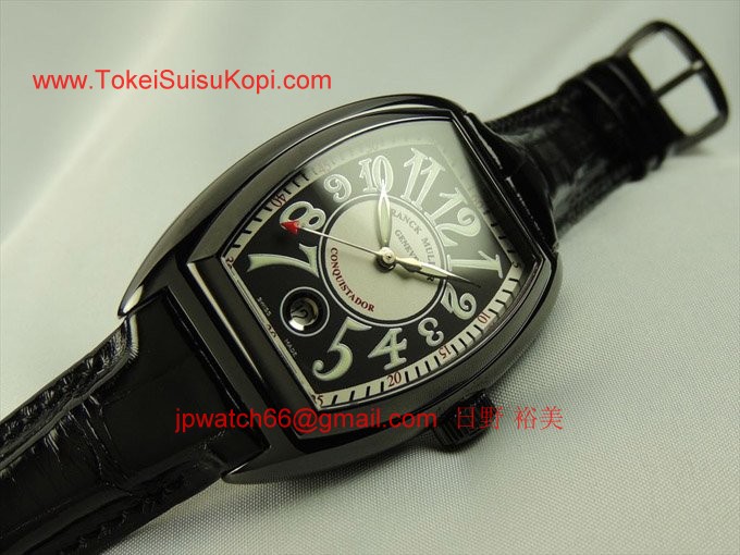 フランク・ミュラー コピー 時計 コレクションコンキスタドール 8000SCJ AC Black/White