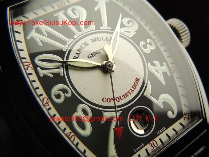 フランク・ミュラー コピー 時計 コレクションコンキスタドール 8000SCJ AC Black/White