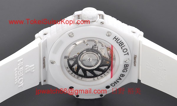 (HUBLOT)ウブロ ブランドコピー ビッグバン ホワイトキャビア ホワイトセラミック 346.HX.2800.RW
