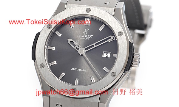 (HUBLOT)ウブロ スーパーコピー クラシック フュージョン ジルコニウム シルバーストーン 542.ZX.7070.LR
