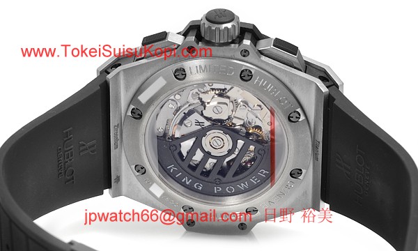 (HUBLOT)ウブロ スーパーコピー キングパワー スプリットセコンド ジルコニウム 709.ZM.1770.RX