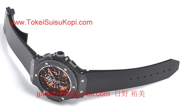 (HUBLOT)ウブロ コピー時計 ビッグバン アエロバン オールブラックオレンジ 310.CI.1190.RX.ABO10