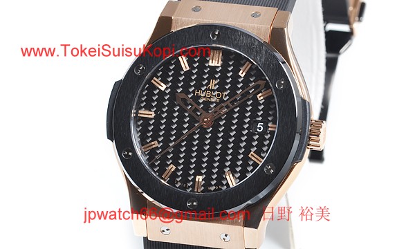 (HUBLOT)ウブロ コピー時計 クラシック フュージョン ゴールドセラミック 511.PM.1680.RX