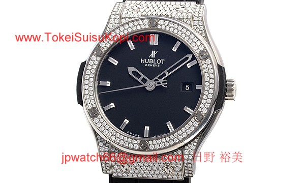 (HUBLOT)ウブロコピー クラシックフュージョン ジルコニウム パヴェ 542.ZX.1170.LR.1704