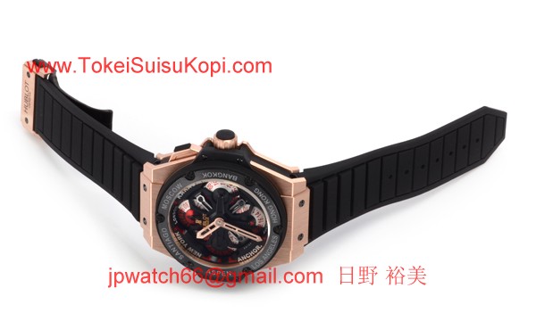 (HUBLOT)ウブロ コピー時計 キングパワー ウニコ ＧＭＴ キングゴールドセラミック 771.OM.1170.RX