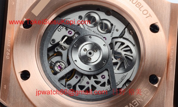 (HUBLOT)ウブロ コピー時計 キングパワー ウニコ ＧＭＴ キングゴールドセラミック 771.OM.1170.RX